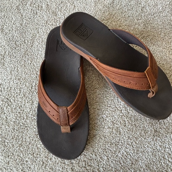 Reef Cushion Flip Flop Thong Sandal Brown Outdoors Comfort Spring Summer - Picture 1 of 8